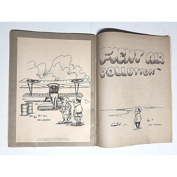 1971 Great Flying Cartoons Magazine Plane & Pilot Magazine M653 - Picture 5 of 7